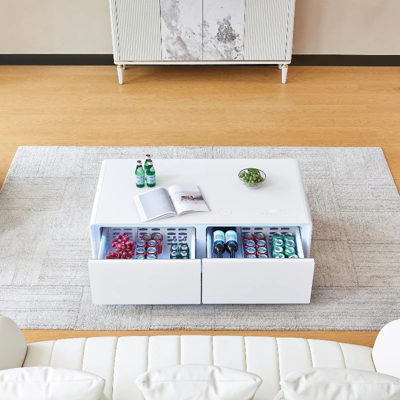 

Modern Living Room Furniture Touch Screen Coffee Table Fridges Smart Coffee Table With Refrigerator