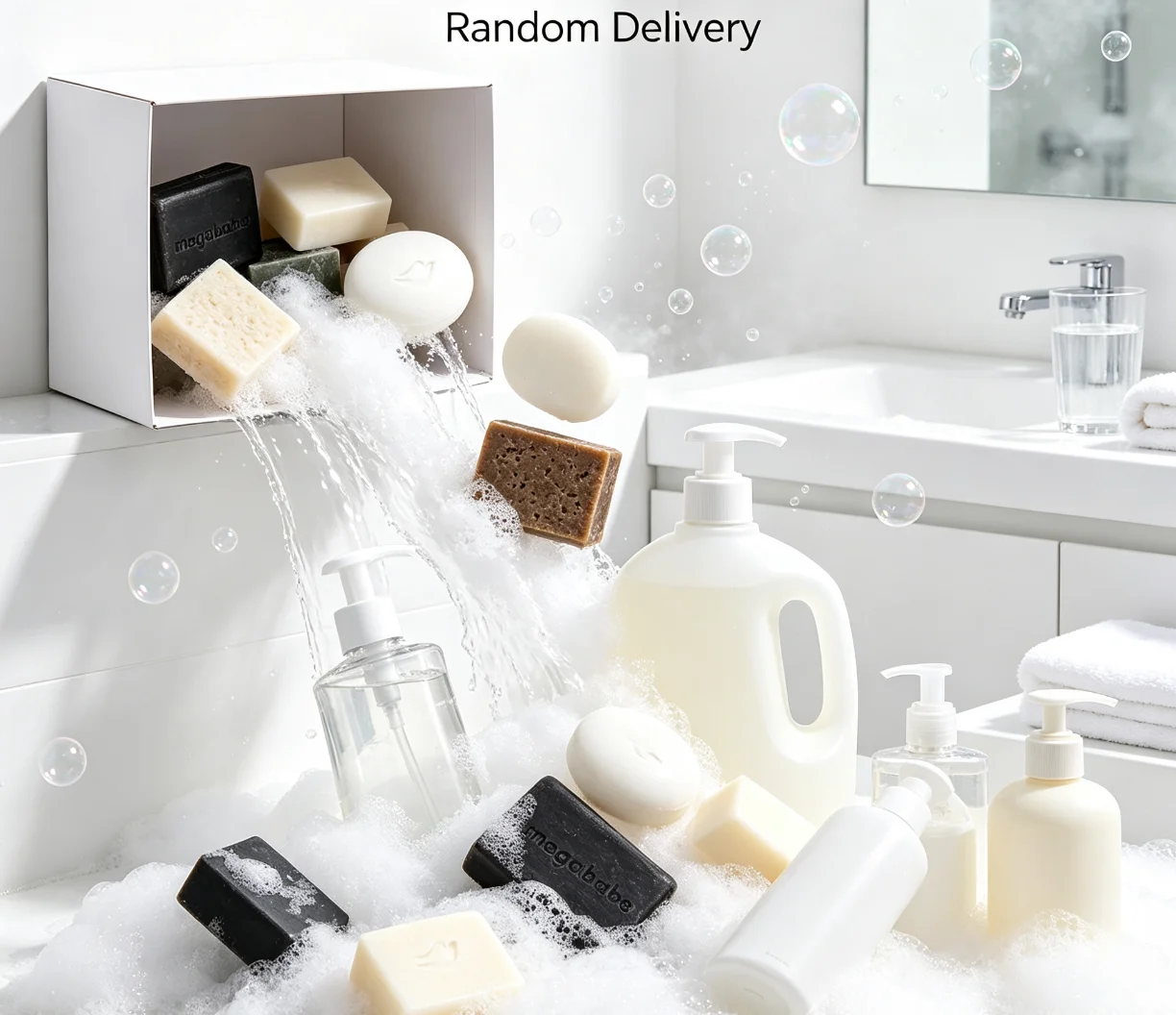 Assorted Hand Soap & Beauty Bar Mystery Blind Box Random Mixed Bathroom Cleansing Surprise Pack