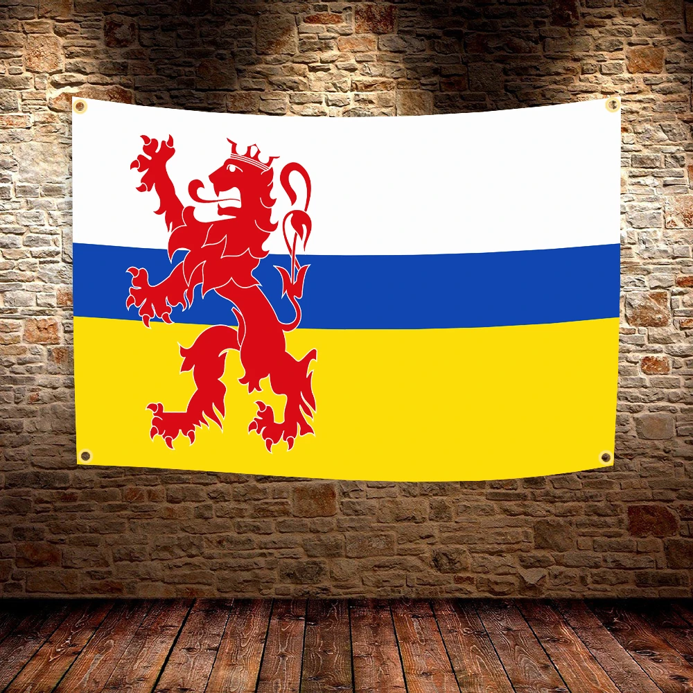 Limburg Netherlands Flag 60x90CM 90x150CM Polyester Printed Home Outdoor Decor Banner Tapestry - Home & Garden