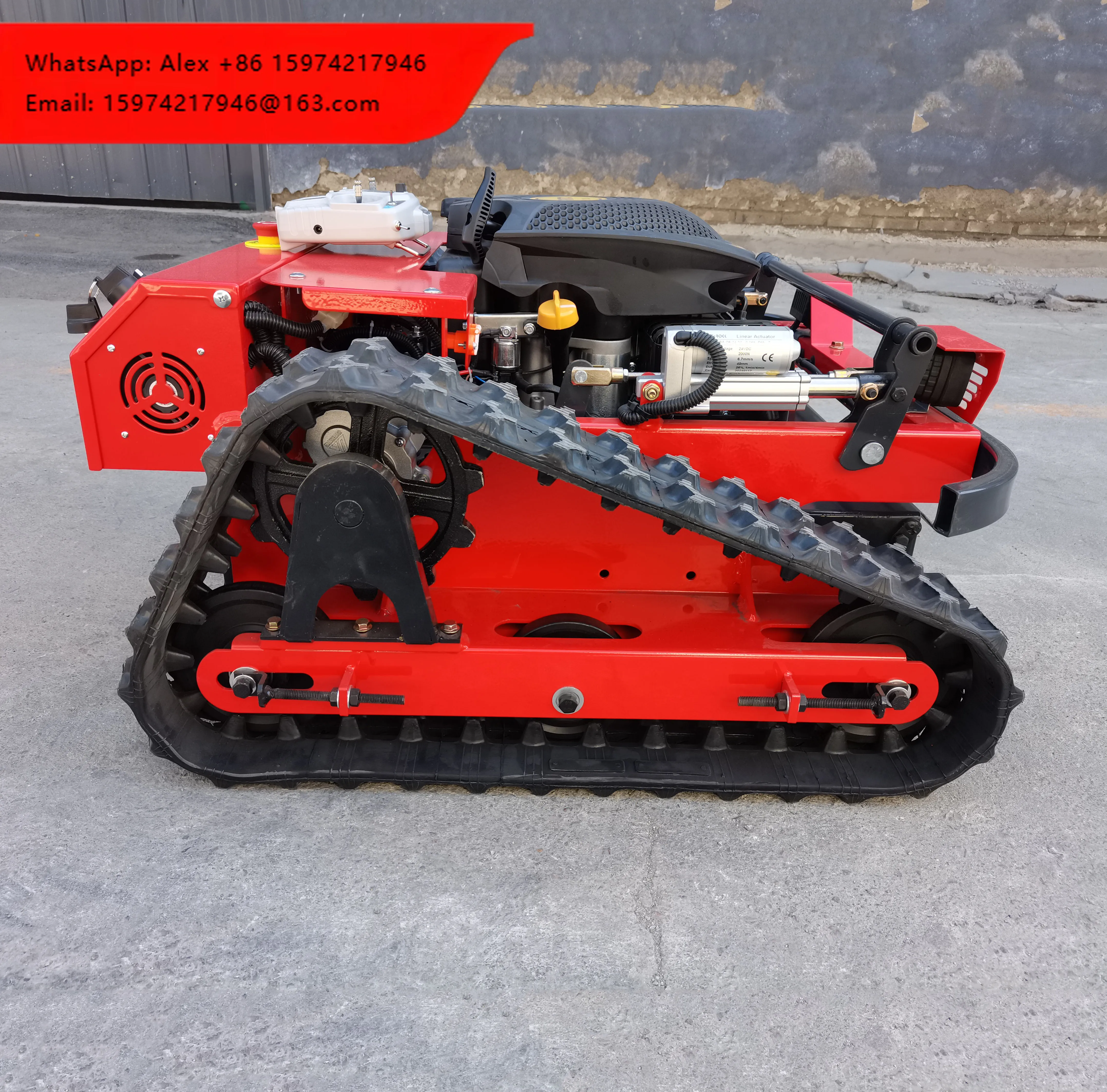 Remote Control Battery Powered Lawn Mower Self Propelled Lawn Mower Garden Use Grass Cutting Machine