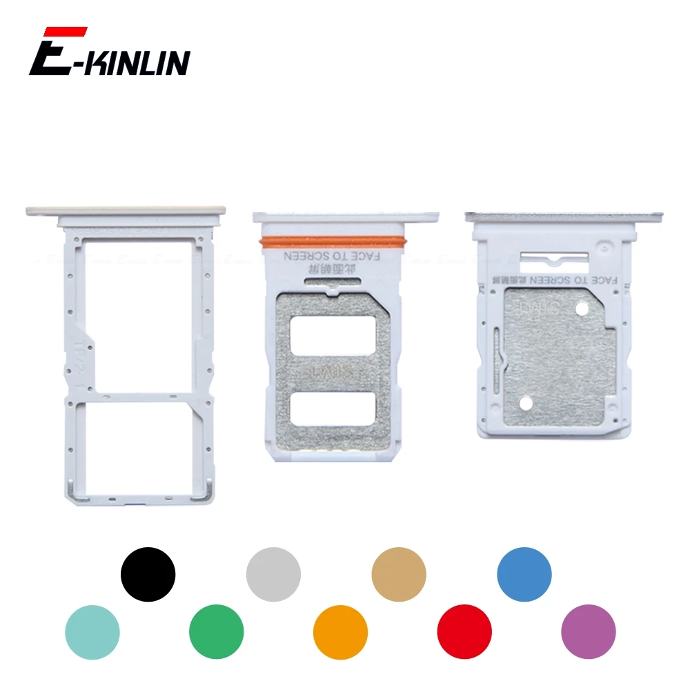 

Sim Card Micro SD Card Tray Socket Holder Slot Container Connector Adapter Reader Parts For XiaoMi Redmi Note 13R 14 Pro Plus
