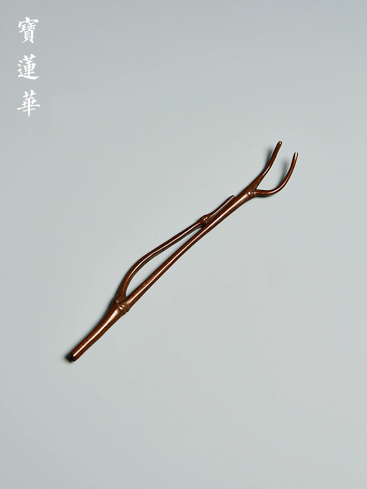 

Full Copper Bamboo Branch Shaped Kettle Lid Fork Silver Kettle Copper Lid Fork Metal Kettle Lid Insert Clamp Chinese Style Te...