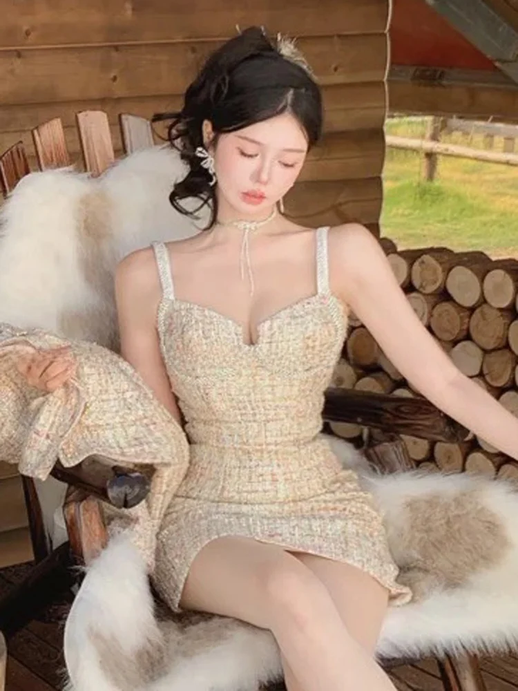 خريف جديد Sle ort سترة الماس زر العمل الثقيل ثيو تويد مختلط اللون الجولة Ne المرأة Faion ملابس خارجية معطف