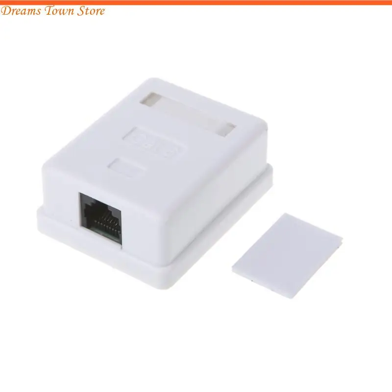 HX6A CAT6 Straight Through Module RJ45 Connector Information Socket Computer Coupler Cable Adapter Ethernet