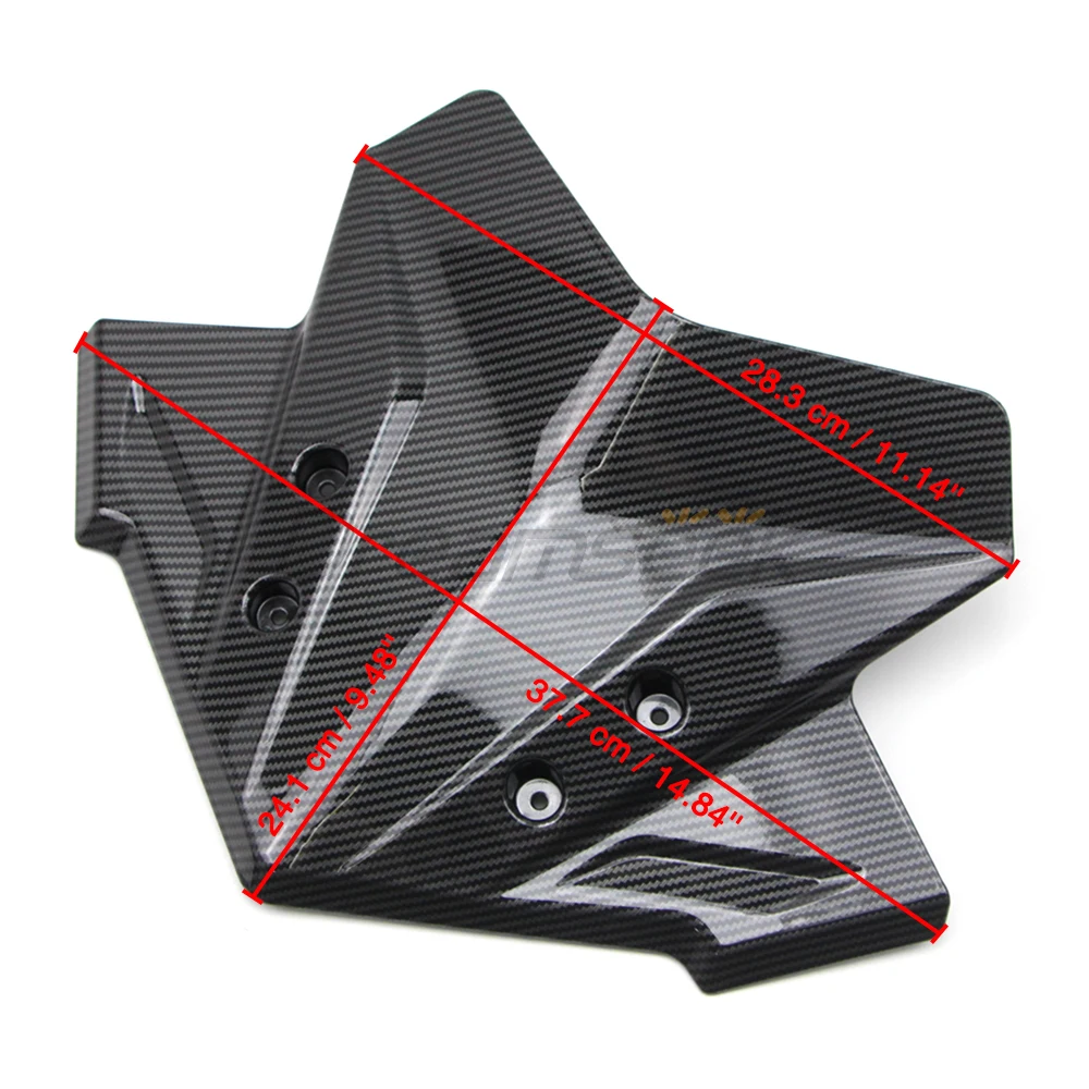 Fairing Windshield for Yamaha NVX 155 2020 2021 2022 2023 Motorcycle Windscreen Wind Deflector Carbon Fiber Style