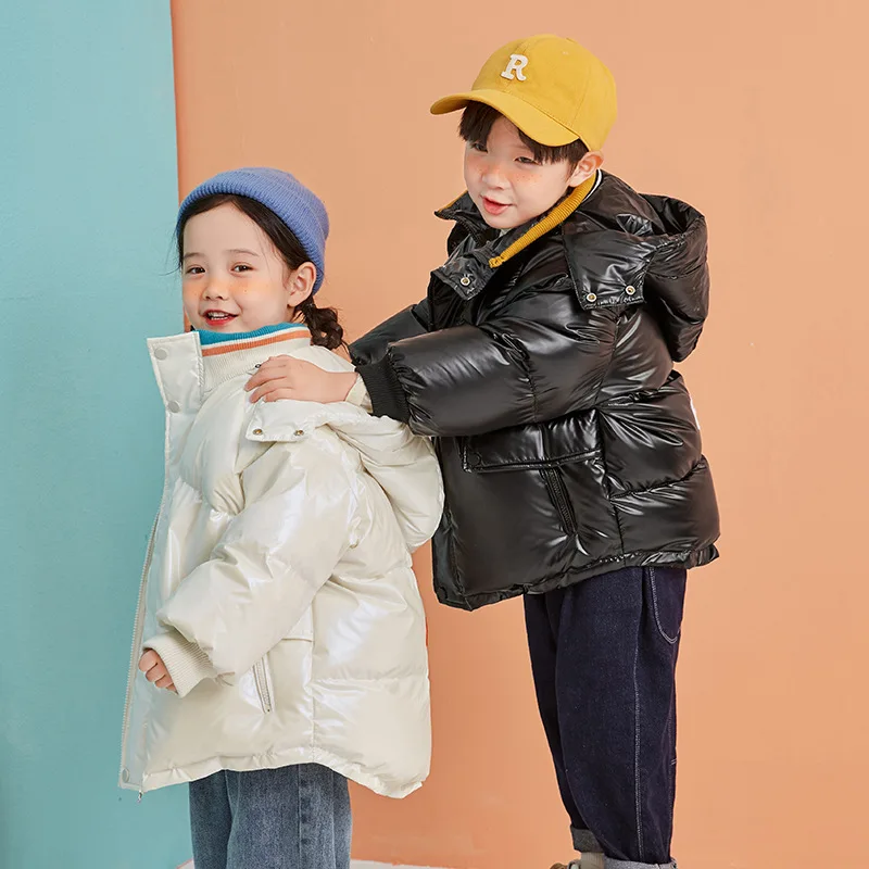 2-8Y NEW Boys Girls jackets White Duck Down Winter Fashion Sport Jacket Outwear Children Jacket Girls Clothes Winter Warm Coat