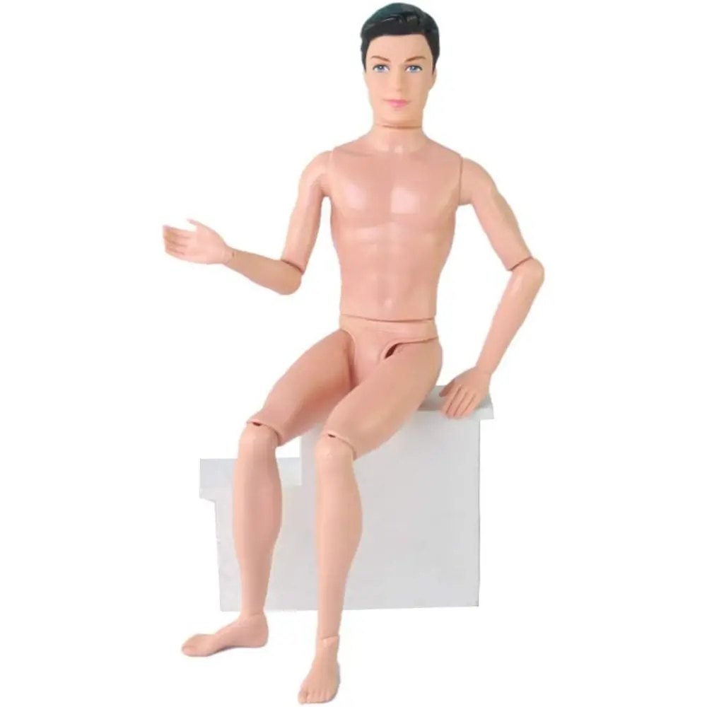 Children Gift Moveable Jointed Ken Doll Body Multi-Joint Rotatable Male Nude Body Boyfriend Flexible Move Doll Toys Doll DIY