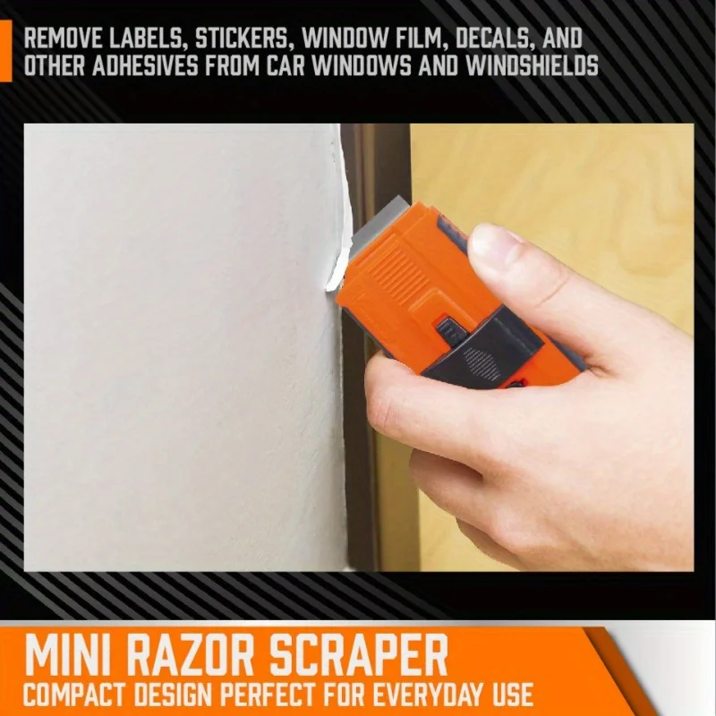 مجموعة مكشطة الجص متعددة الوظائف مع 4 شفرات قابلة للتبديل - مثالية لإزالة السد والجص والسيليكون