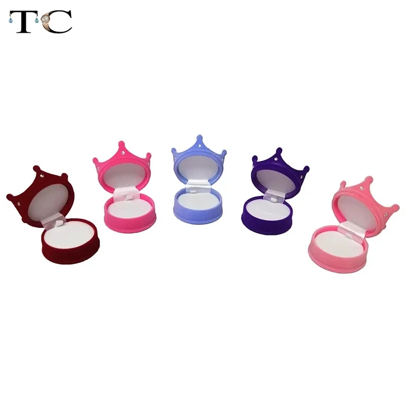 Crown shape Jewelry Packaging Box Ring earrings Necklace Pendant Storage Display box Proposal wedding gift box
