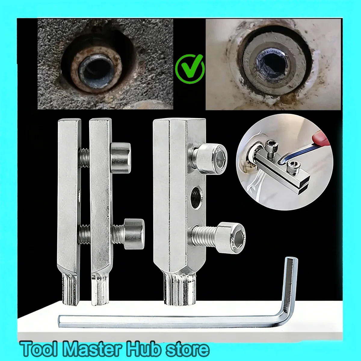 

Universal Extractor for Water Pipe Adjustable Faucet Valve Extractor Tool Broken Tap Water-tap Screw Remover Valve Repair Tool