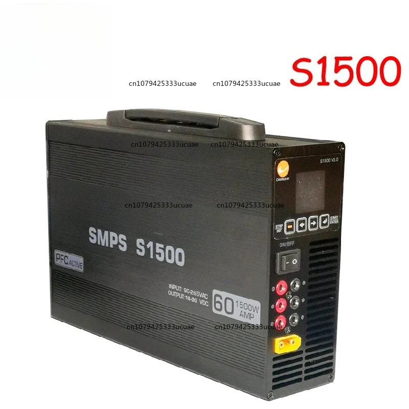 

AC-DC 90V-265V To 10V - 30V 1A - 60A PFC Switching Power Supply 1500W Programmable 110V 220V 12V 24V 50A Charger Chargery S1500