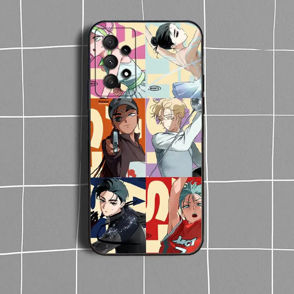 A-Alien Stage-es telefoonhoesje voor Samsung Galaxy A73,31,32,72,41,53,52,71,22,5G,Note,J7,8,9 zachte zwarte cover