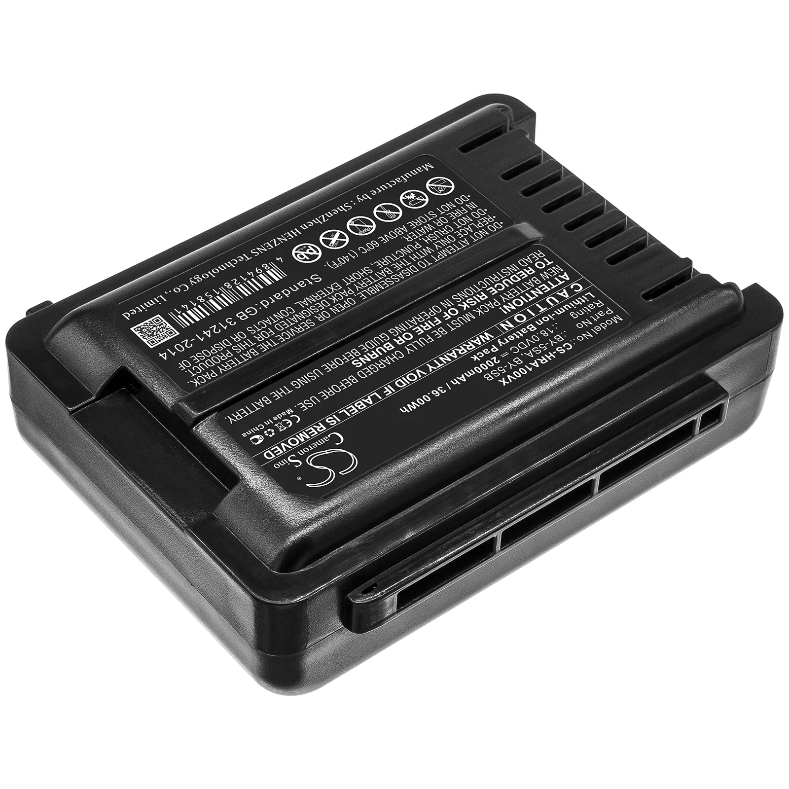 18V 2000mAh Battery BY-5SB,BY-5SA for Sharp EC-A1R,EC-AH2R,EC-AH5,EC-AP500,EC-AR3S,EC-AR5,EC-AS700,EC-FR5,EC-SX20,EC-SX200,SX210