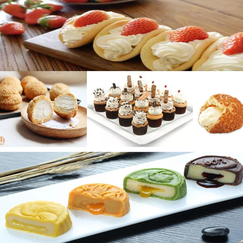 Multifunctional Commercial Chocolate Bread Care Syringe, Cream Puff Filling Machine, Donut Cup Cake Jam Filling Machine