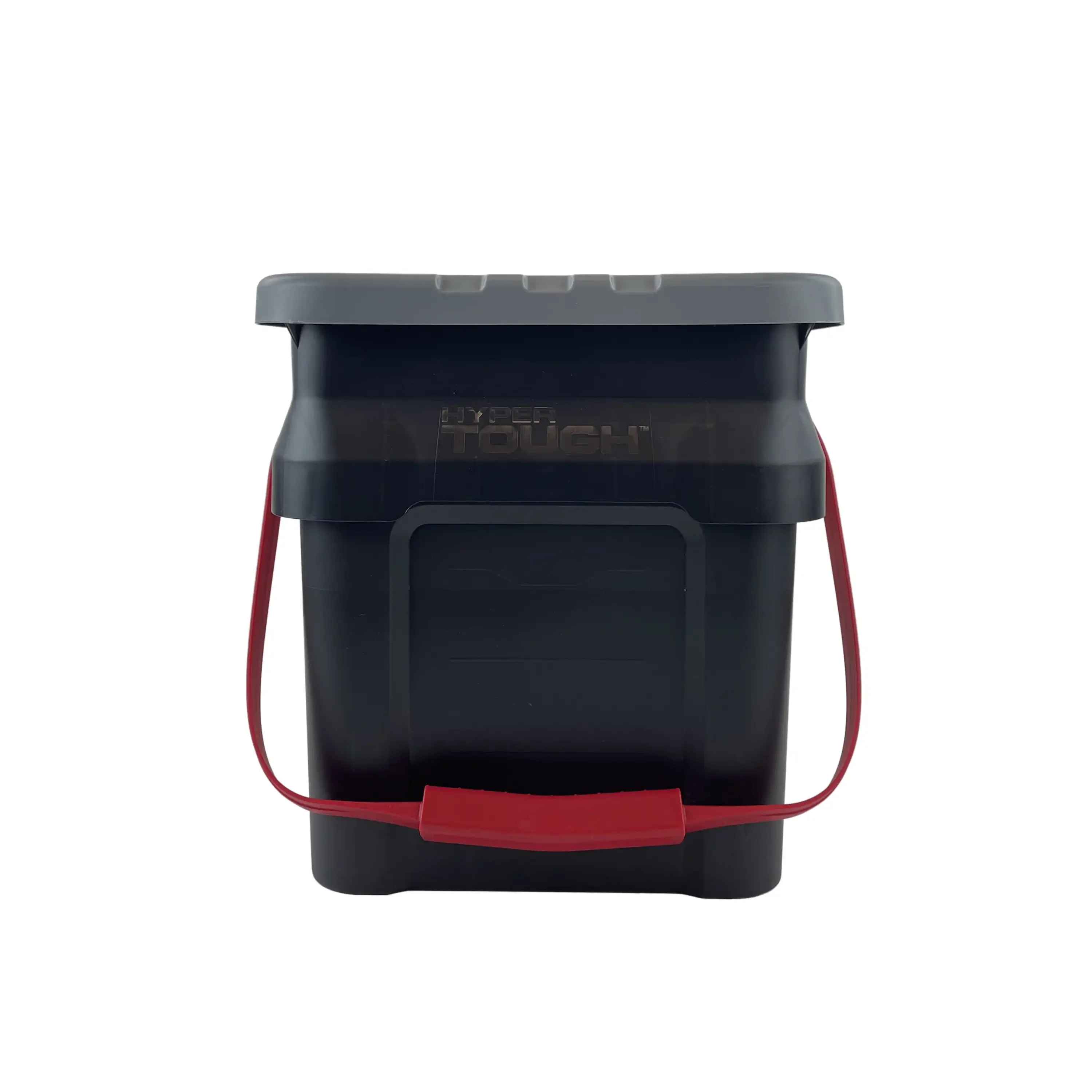 Bolso de mano de cubo de Material plástico resistente, negro, Adulto, 5 galones
