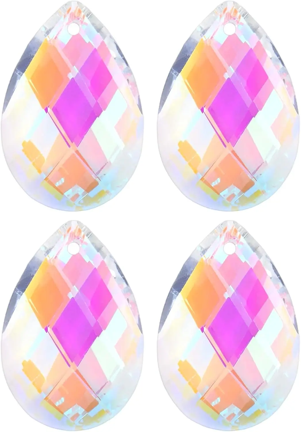 25PC 1.5Inch Chandelier Pendant Maker Hanging Crystals Prisms for Home Garden Window Decorations