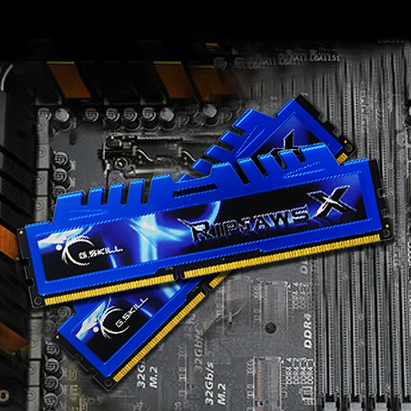 G.SKILL-KIT de memoria RAM de escritorio para juegos, KIT de 8GB, 4GB, 1333MHz, 1600MHz, 1866MHz, 2133 MHz, DDR3, DIMM, Ripjaws X