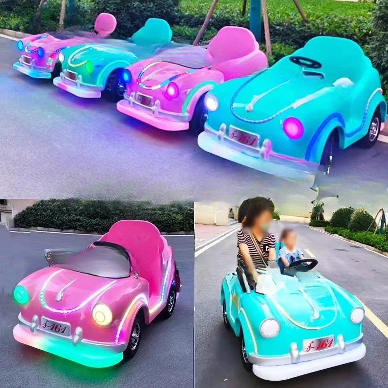 Ecological Park Children's Play Electric Bumper Car Square Parent-child Double Battery Toy Car Can Add Coin Seller
