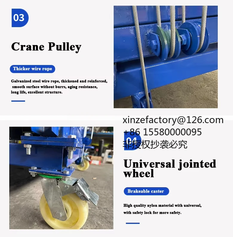 Factory Direct 2026 Top Rated High Quality Remote Control Construction Lifting
