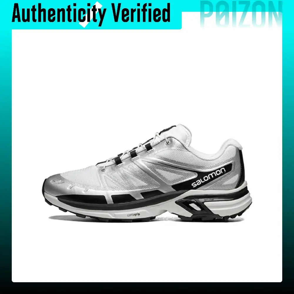 SALOMON XT Wings 2 Versatile Abrasion Resistant Breathable Low top Outdoor Shoes Unisex White Black L47135600