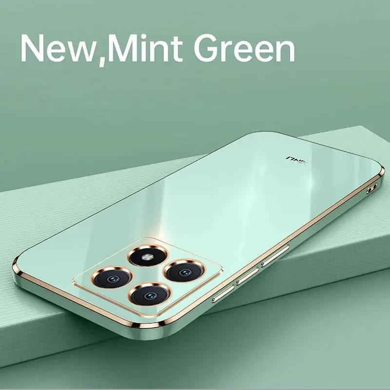 For Xiaomi 11T 12T 13T 14T 6D Plating Silicon Bumper TPU Soft Back Cover Matte Phone Case For Xiaomi 14T 15T Pro Cover Fundas