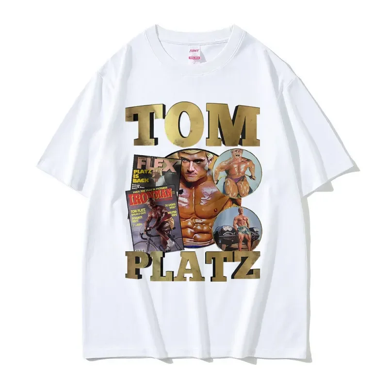 Funny Tom Platz Leg Day Meme Print Tshirt We Go Gym To Fitness T-shirt Men Women Casual Oversized T Shirts Male Soft Cotton Tees