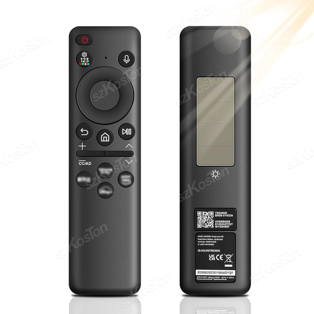 Replacement Remote Control for Samsung Smart TV BN59-01432A Solar Charging Voice Remote for Samsung TVs 2023 Model Neo QLED HDR