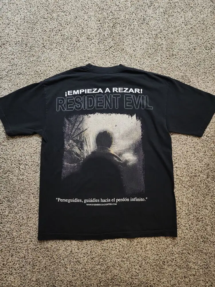 re4 x Online-Ceramics [Resident Evil 4 x Farmer's Daughter] Large Shirt