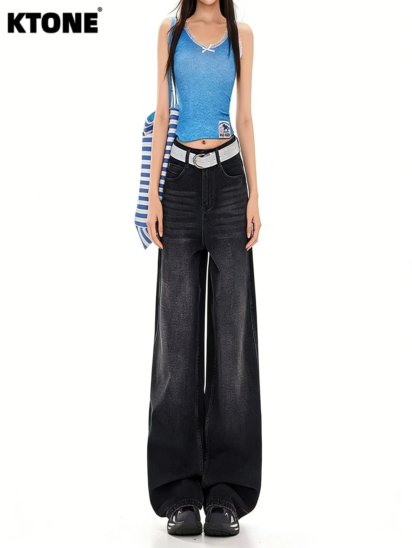 

Джинсы Drip Black Baggy для мужчин, однотонные, минималистичные, в стиле ретро. Аксессуары и ремни в комплект не входят.