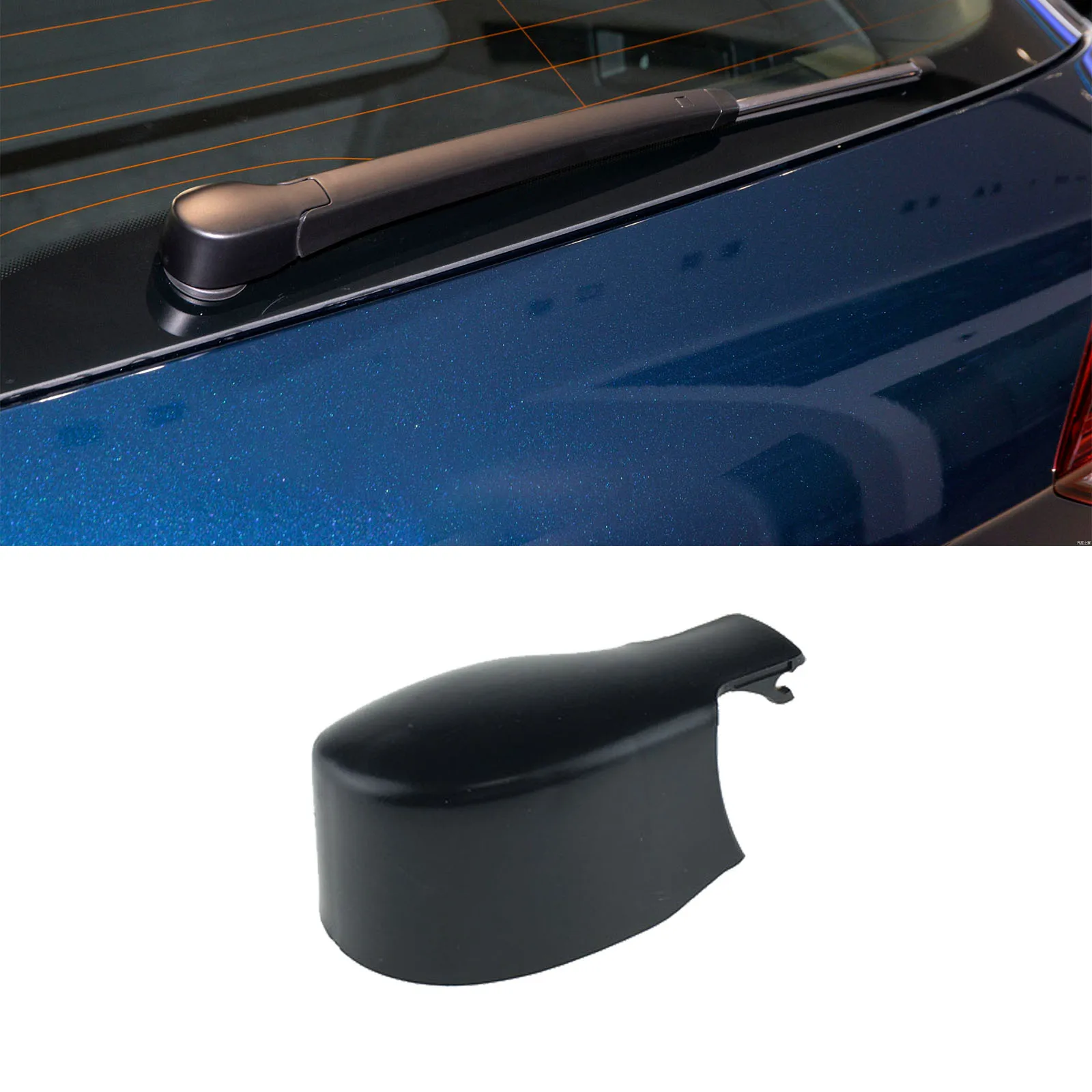 Rear Windshield Windscreen Washer Wiper Arm Nut Cover Cap For VW Caddy Golf Plus 6 7 Passat Polo Sharan T-Cross T-ROC Tiguan