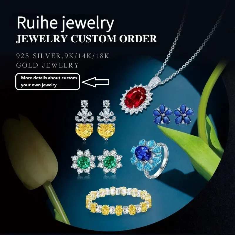 Ruihe Custom Lab Grown Loose Beads Gemstone Order Custom