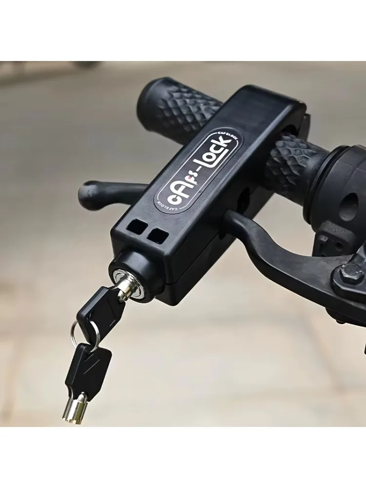 AliExpress Mini Electric Vehicle Bike Anti-Theft Lock Bicycle Brake Handlebar Grip Cycling Horn Throttle Lock for Scooter Motorcycle