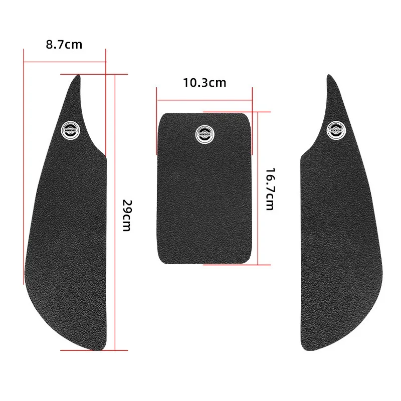 Non-slip Wear-resistant Black Thickened Fuel Tank Stickers For KTM 1290GT 2017-2022 Motorcycle High-Quality Motorcycle Accessori