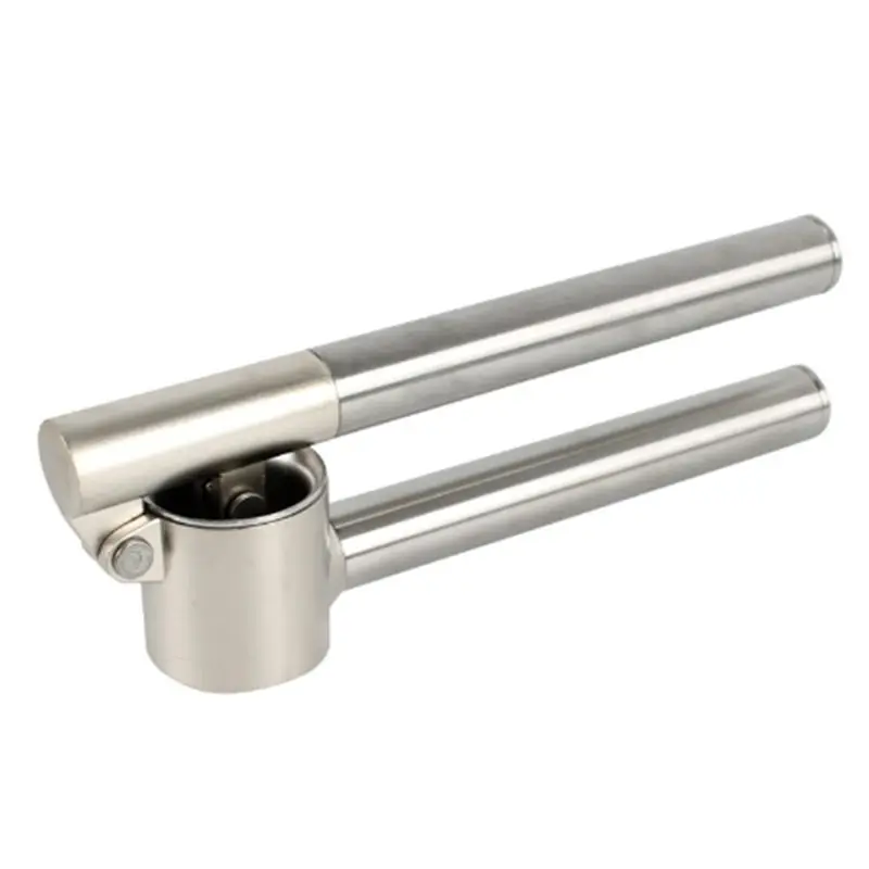 AA14 Garlic Press [Premium] 304 Stainless Steel Mincer Crusher Chopper & Peeler Set Rust Proof Anti- Dishwasher