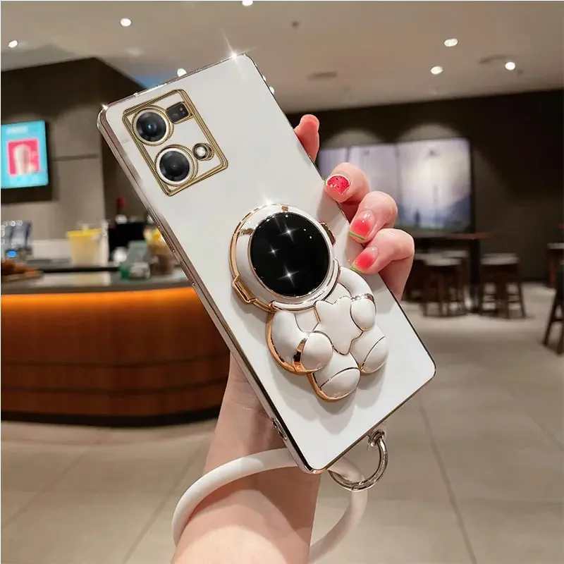 HDPStars-Coque de téléphone avec support pour Oppo Reno 8 Reno 7 8 9 Pro Plus 8T 4G 5G 5F 2Z 2F 3 5 6 6Z 4G 5G