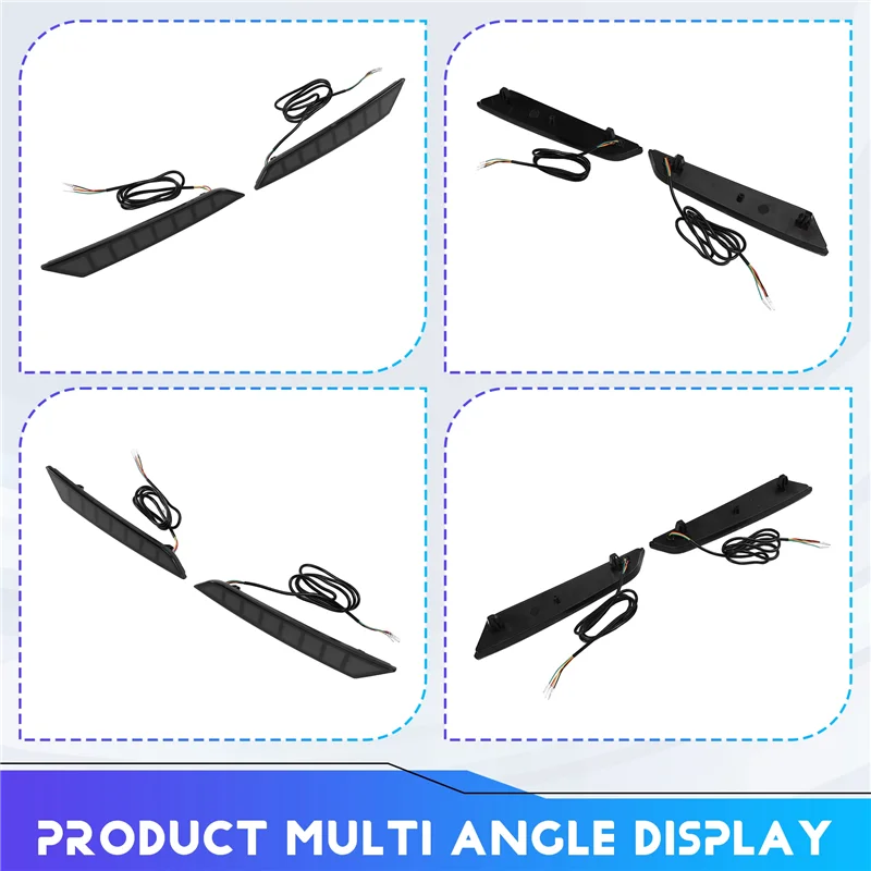 

AS57-LED Tail Brake Reflector Stop Signal Lamp For BYD Dolphin Mini 2024 Rear Bumper Light Warning Light Turn Signal