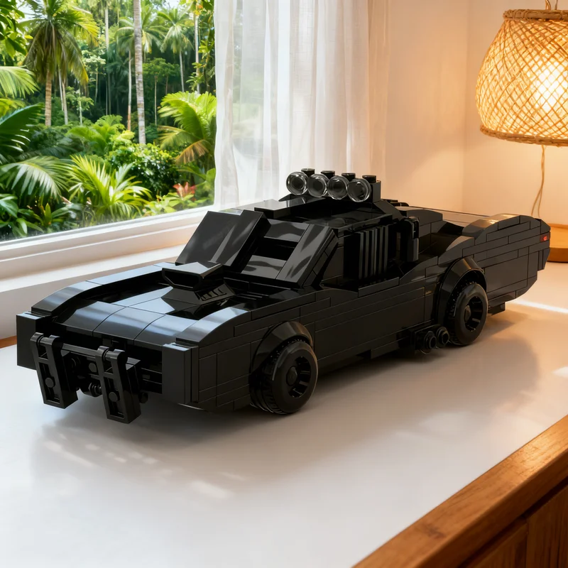 

294 детали MOC IMPONTE DUKE O DEATH, широкий на 8 шипов, модель City Champions, строительные блоки, креативный подарок, коллекционный декор для детей