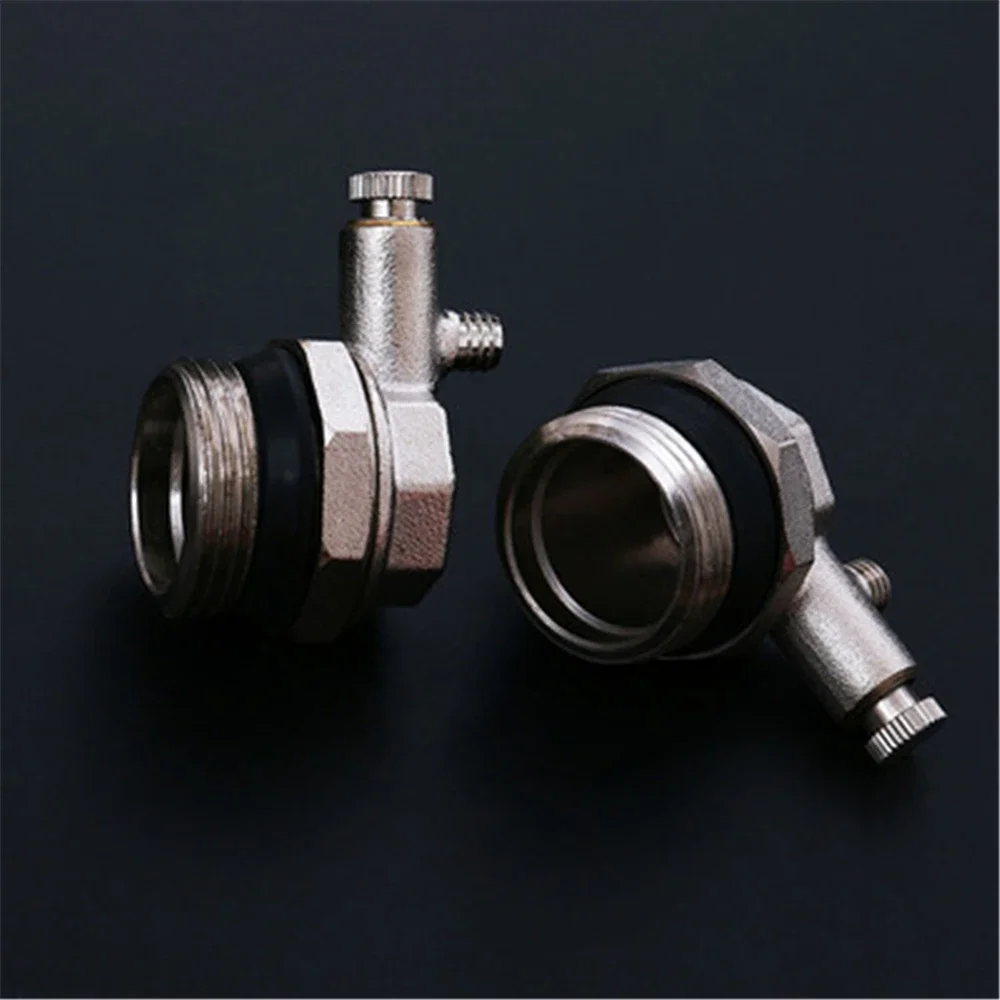 Floor Heating Water Separator Full Copper Solid  Floor Heating Water Separator Household Plug Dn25 Manual Exhaust Plug