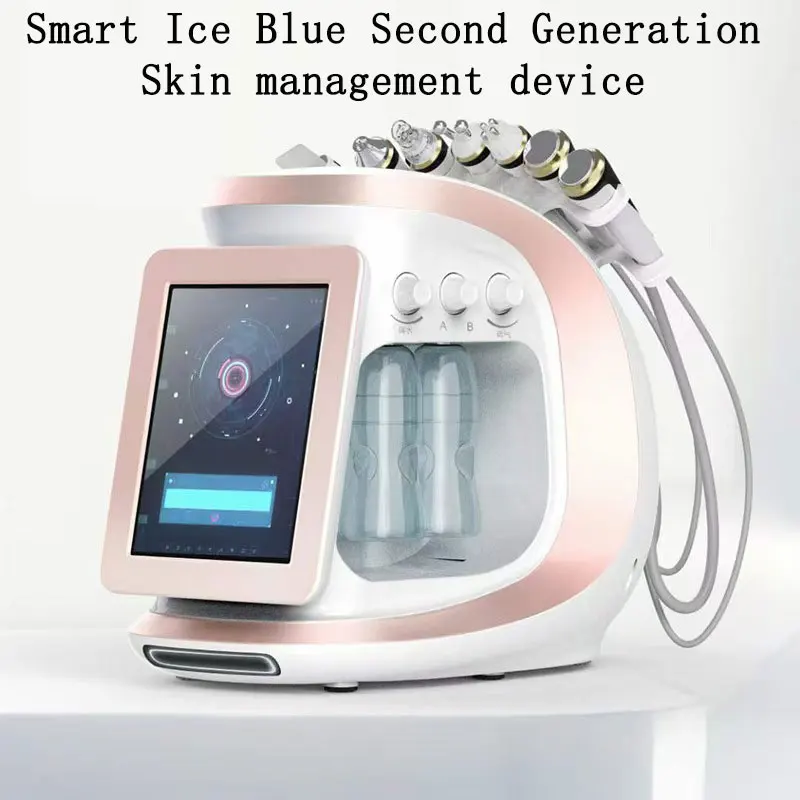 

Smart Ice Blue Second Generation Skin Management Device for Deep Cleaning, Hydrating, Moisturizing and Beauty