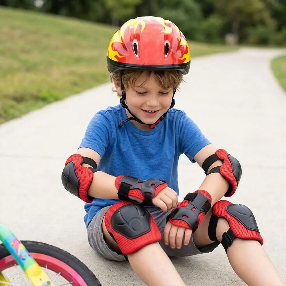 Breathable Cycling Protective Gear Shockproof Multi-Sport Knee Wrist Non-slip Roller Skating Protective Gear