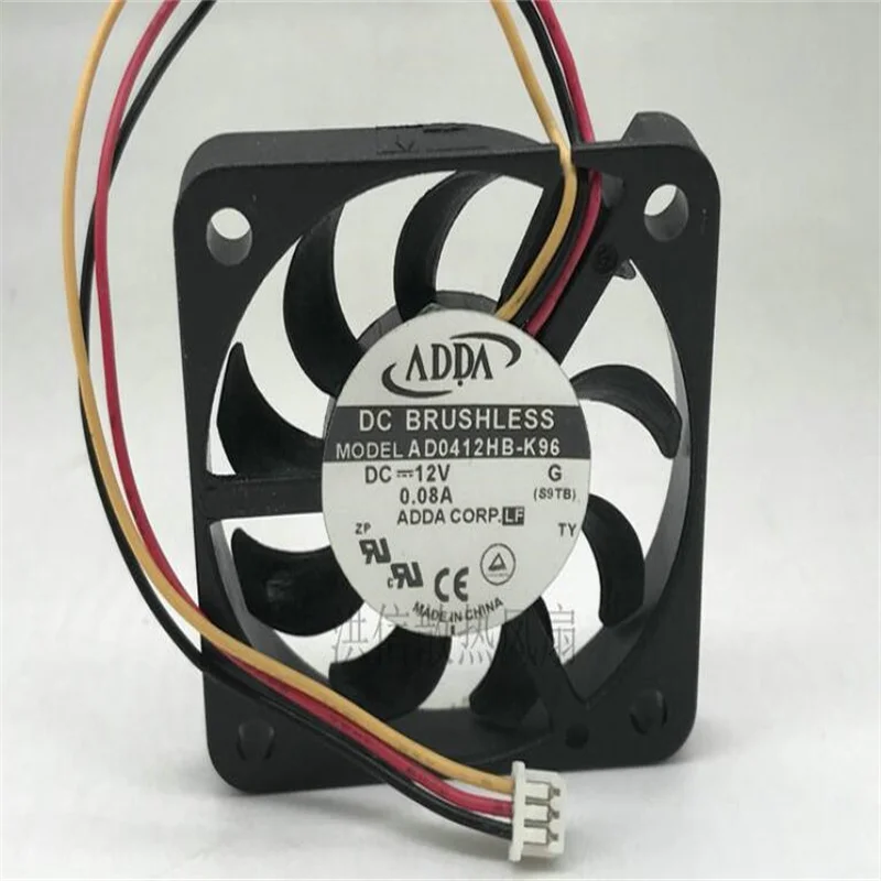 

Wholesale fan: ADDA AD0412HB-K96 4006 DC12V 0.08A three-wire silent ultra-thin computer fan 4CM