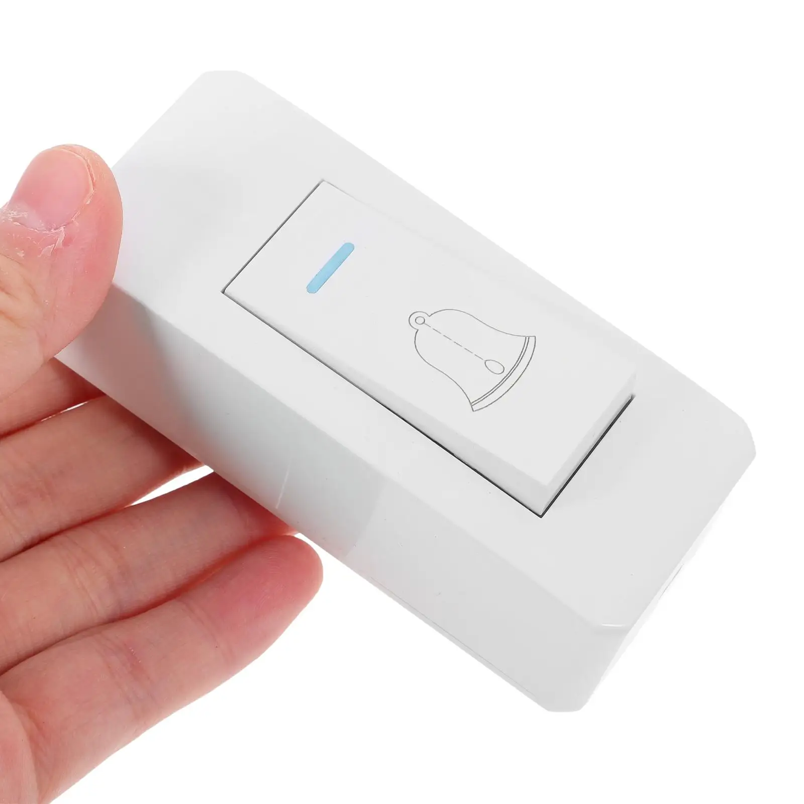 High Power Doorbell Switch Surface Mount Access Control Button Cabinet Door Light Bedside Wardrobe Space Saving Wired Chime