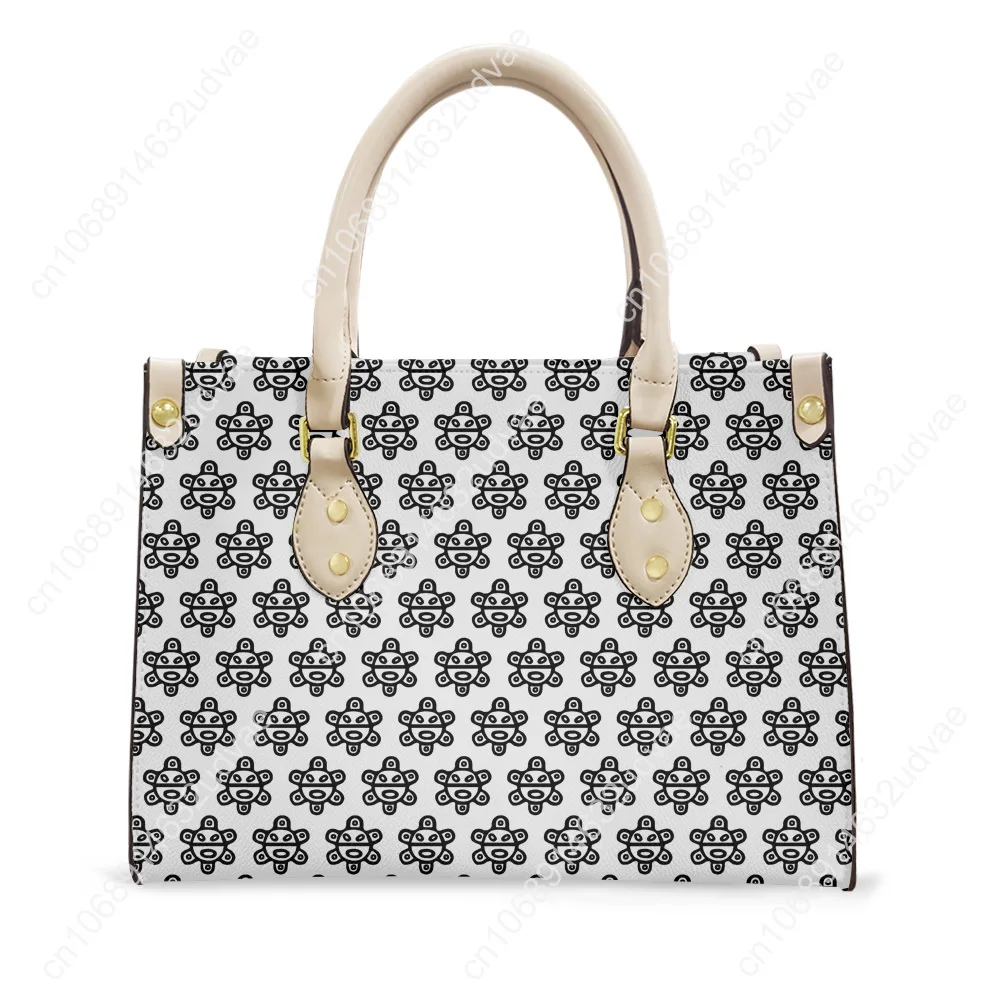 Coqui Taino Tote Bag Purse Womens Mens High Quality Personalized Text Image PU Leather Handbag Commuter Shopping Gift Bags
