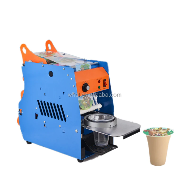 

Counter Size 90mm 95mm Semi-auto Bar Manual Beverage Bubble Tea Juice Plastic Cup Sealer Sealing Machine