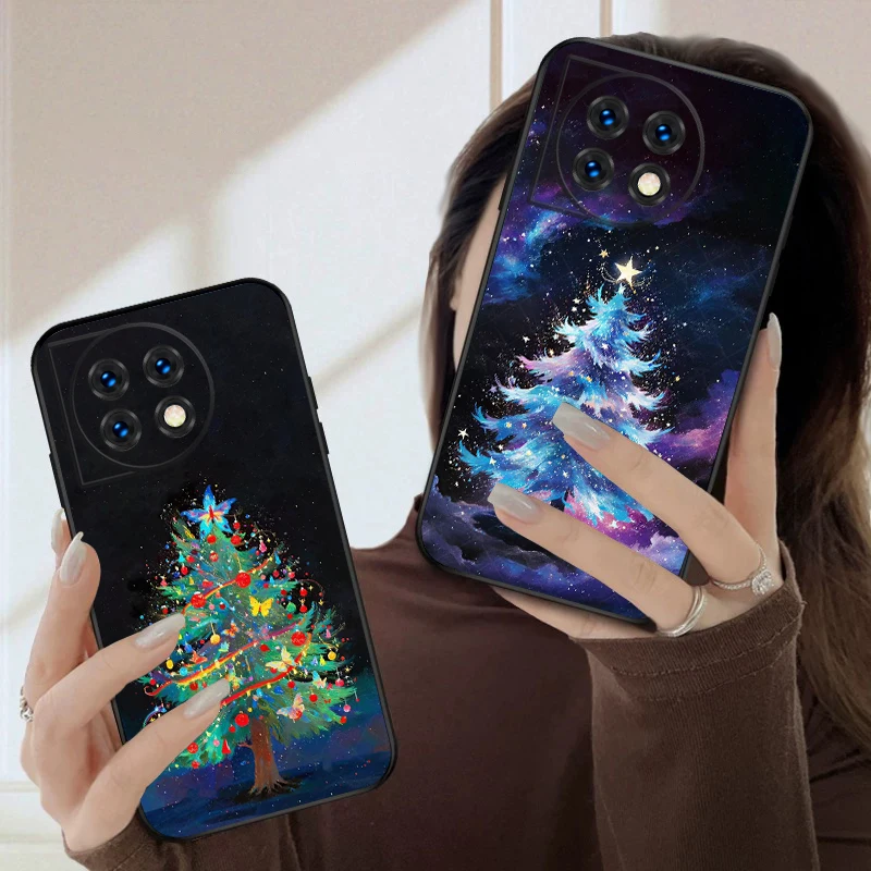 Melhor para estrela de natal para oneplus 8 9 11 12 13 10 pro 9rt 8t 12r ace 3 5 2v nord ce 4 lite n20 30 200 silicone macio caso de telefone