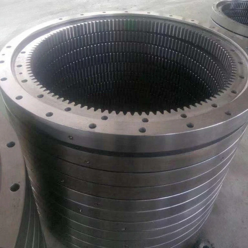 Industrial External Gear Slewing Bearing Rotation Turntable Bearing for Engineering Stacker Crane Robotic Arm Equipment