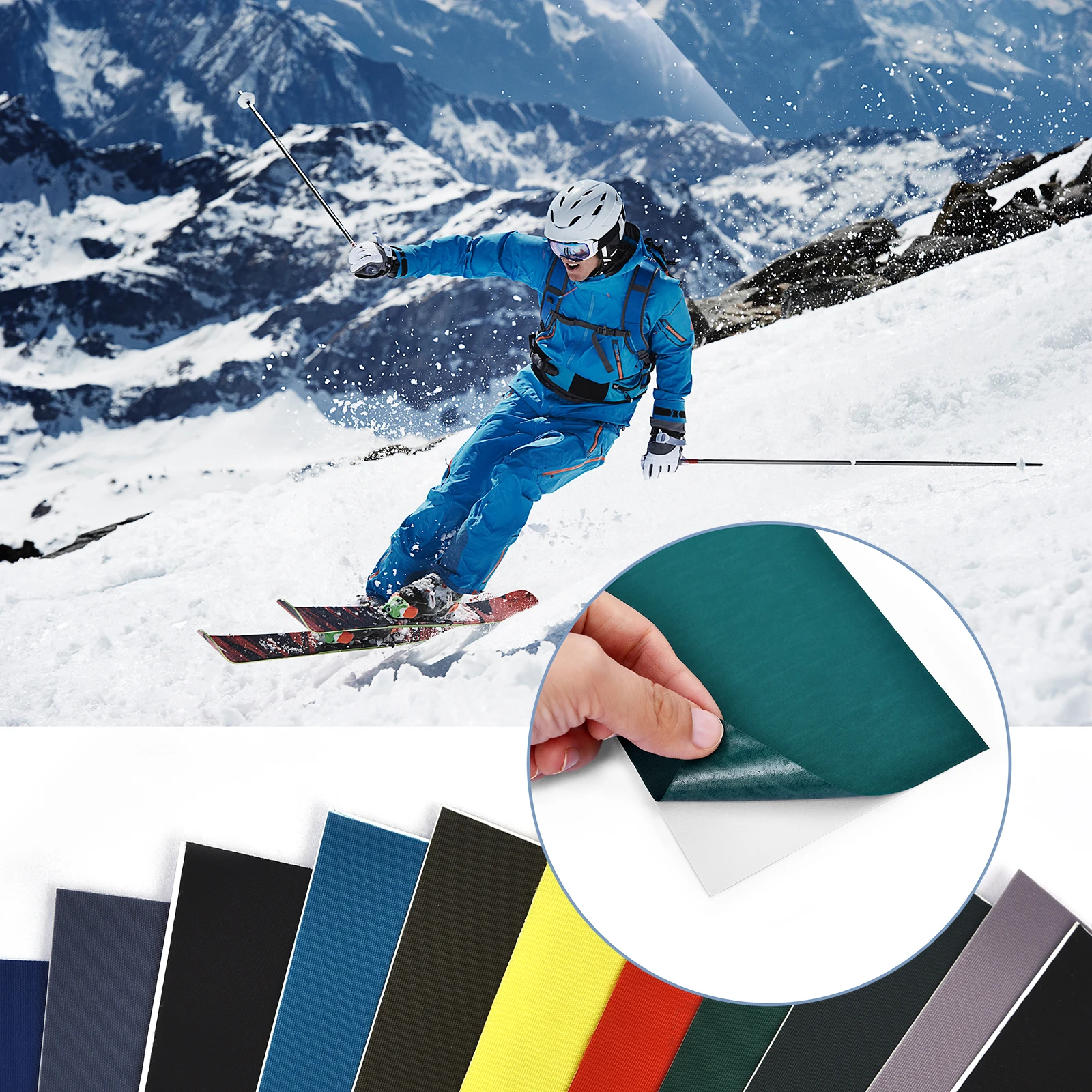 Self Adhesive Patches For Clothing Thermoadhesive Stickers Backpack Bags Washable Repair Patches Down Jackets Tent DIY Fix Patch