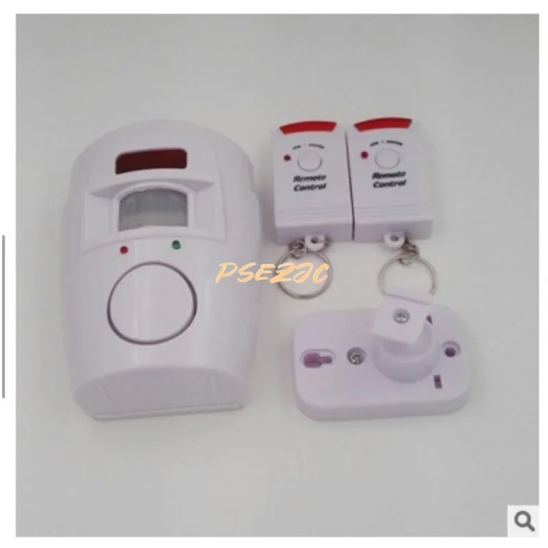 Household Portable Wall Mounted Dual Remote Control Infrared Alarm Anti-theft Device