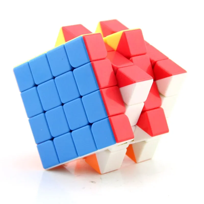 MoYu Mofangjiaoshi MF4 4x4 Stickerless Red Version Cube Cubing Classroom Speed cubing 4x4x4 Magic Cube Puzzle Toys For Kids