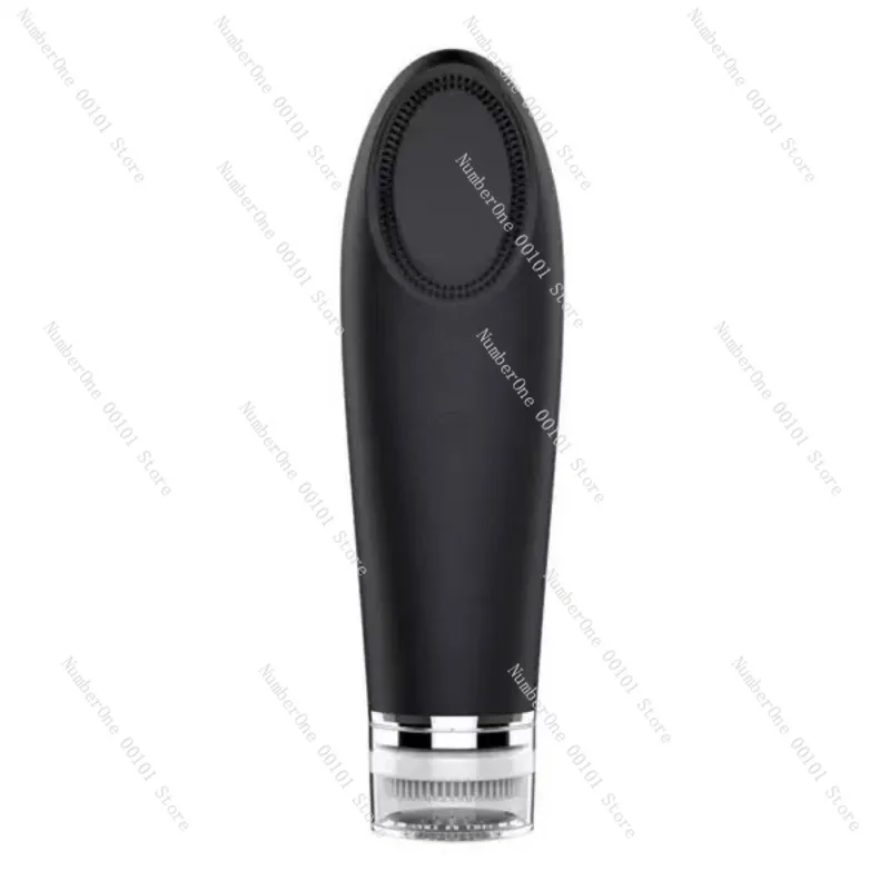 Ultrasonic Facial Cleanser Pore Cleaner Electric Face Brush Heating Massage Beauty Device